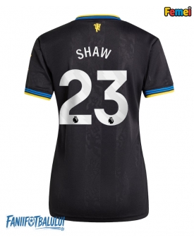Manchester United Luke Shaw #23 Tricou Fotbal Replică 2025-26 Femei Treilea